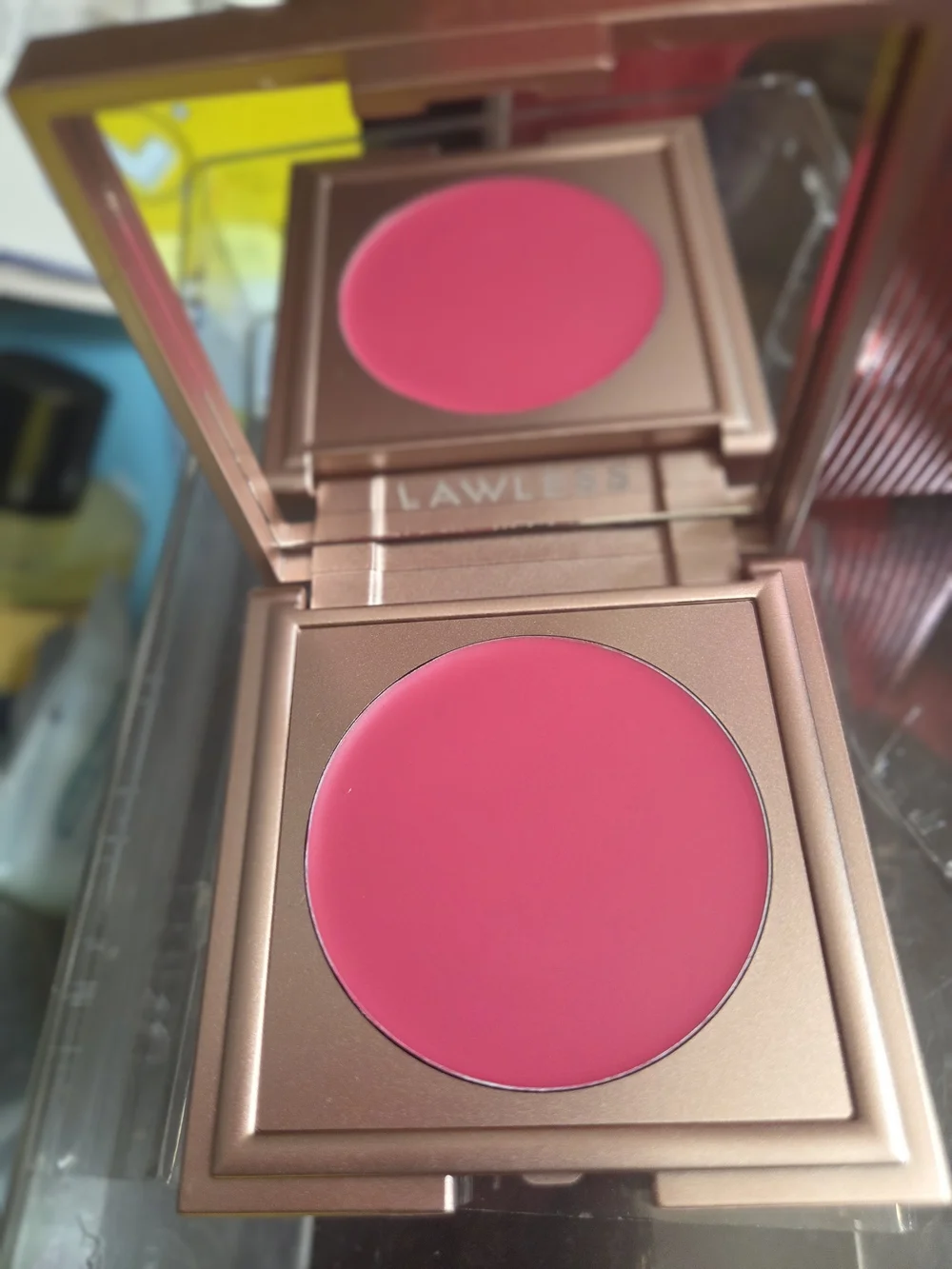 Lawless Pinch My Cheeks Soft-Blur Cream Blush in Valentine, a Bright Watermelon